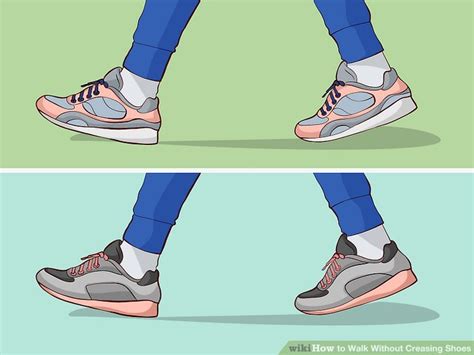 stop shoes from creasing when walking